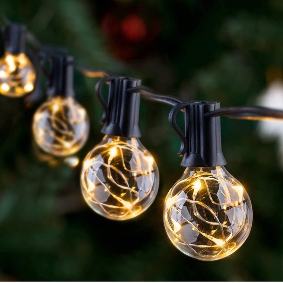 Other - LED Outdoor String Lights - Novtech 38.5FT 30Bulbs G40 Globe String Lights